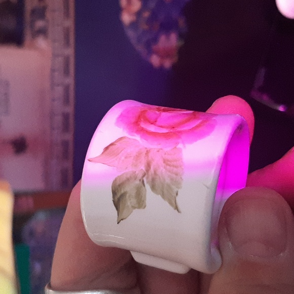 Vintage hand painted Vera OBRIEN napkin rings - Picture 5 of 5